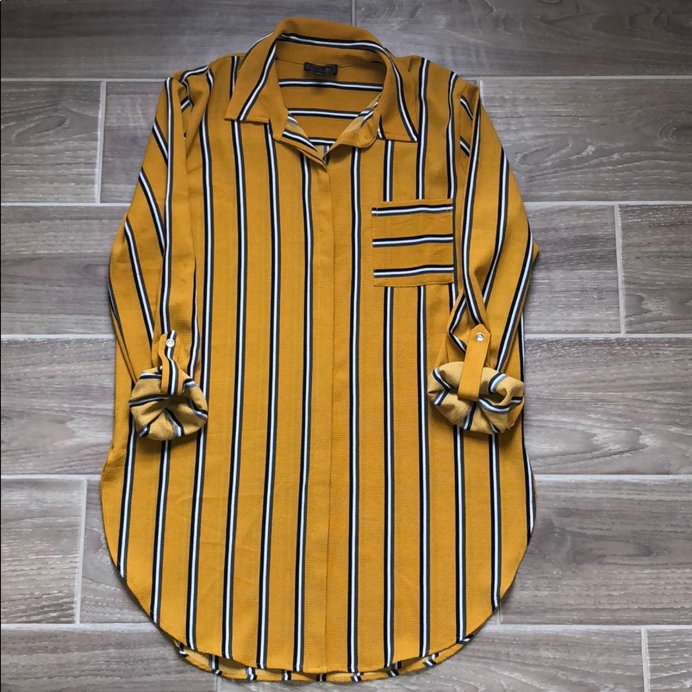 striped blouse